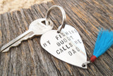 My Fishing Buddy Calls Me Dad - Fishing Keyring Gift for a New Dad