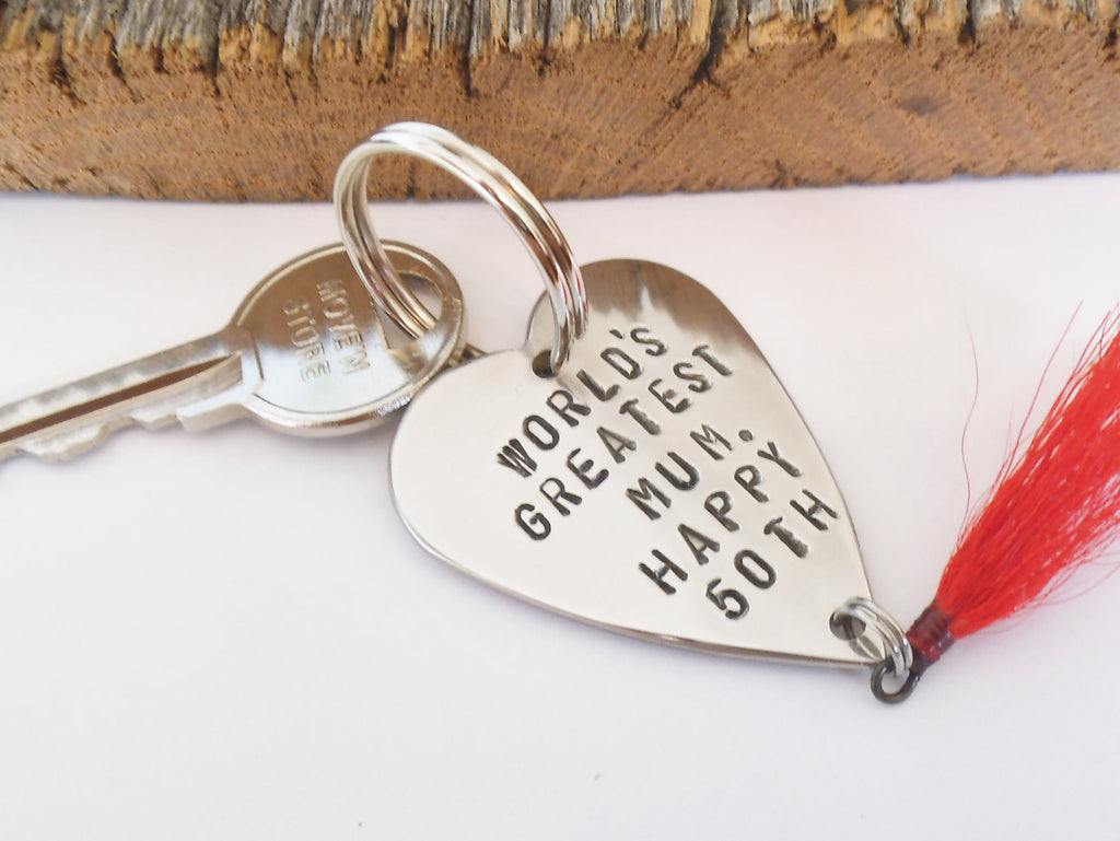 Mother's Day Gift Mom Keychain for Her Birthday for Mum World's Greatest Mommy Gift for Mother Kids 50th Anniversary Woman Accessory Wife