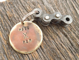 Personalized Keychain Christmas Gift for Mom New Riding Buddy Mommy's Moto X Mom Keyring Dirt Bike Motorcyle Rider From Son to Mom Jewelry