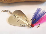 Daddy Gift for Christmas Father Daughter Fishing Lure for Men Birthday Dad of Girls Twins Mommy Gift for Grandparents Kids Him