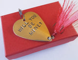 Valentines for Him Valentine Day Gift for Girlfriend Personalized Valentine for Wife Heart Fishing Lures Romantic Gift Set with Box Present