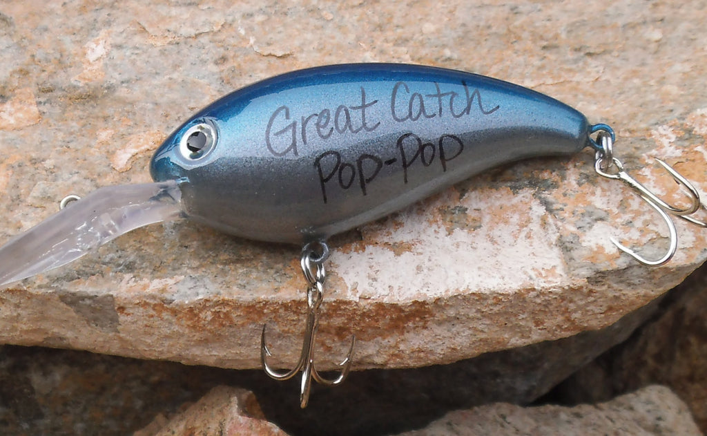 Gift for Pop Pop Fathers Day Fishing Gift Grandpa Personalized Fishing Hook Birthday Gift for Dad of the Bride Wedding Day Favor Bass Lure