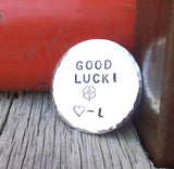 Gifts for Military Husband Wife Deployed Soldier Good Luck Gift High School Graduate Golf Ball Marker Tournament New Driver Lucky Memento