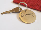 Mother's Day Gifts for Grandma Keychain Women Personalized Grandmother of the Bride Best Nana in World from Grandchildren Keyring for Her