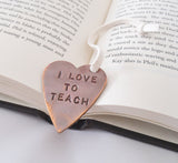Teacher Gift Christmas Gift for Student Teacher End of Year Gift Personalized Bookmark Childs Teacher Gift Personalized Librarian Bookmarker