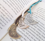 Love You To the Moon and Back - Metal Bookmark