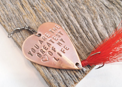 Personalized Gift for Wife Mother's Day Mom You Are The Greatest Love of My Life Fishing Lure Womens Gifts for Wifey Custom Gifts for Wife