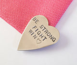 Cancer Survivor Get Well Gift Breast Cancer Awareness Wallet Insert Ovarian Cancer Wife Lung Cancer Dad Be Strong Fight Win