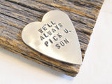 Music Gift for Son Graduation Handstamped Guitar Pick Custom Picks Engraved I Pick You Father's Day Guitar Pick Musician Gift Best Friend