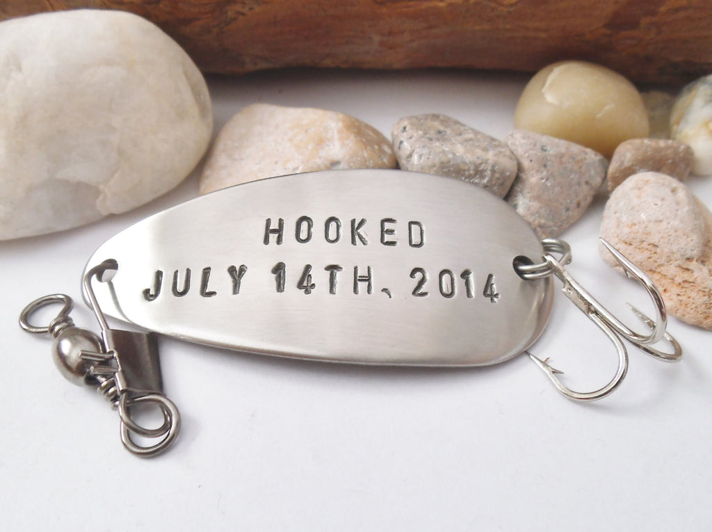 Personalized Gift for Men Custom Made Wedding Favor Fishing Lure