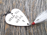 Will You Be Mine Unique Marriage Proposal Idea Fishing Lure Men Wedding Proposal Idea Fiance Asking Someone To Marry You Guys