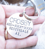 Custom Stamped Dog Tag - Personalized Dog Tag
