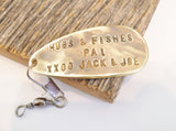 Fishing Flasher Personalized Fishing Gift for Parent Birthday Gift Grandpa Trolling Rig Large Blade Spinner Lure for Husband Anniversary Men