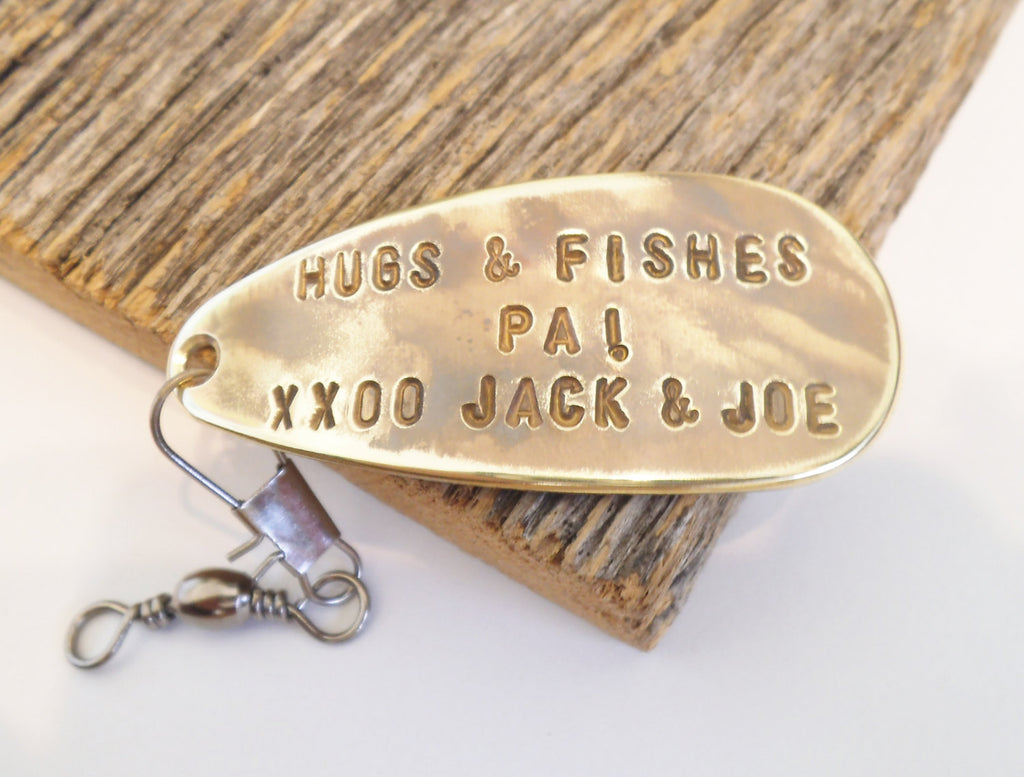 Fishing Flasher Personalized Fishing Gift for Parent Birthday Gift Grandpa Trolling Rig Large Blade Spinner Lure for Husband Anniversary Men