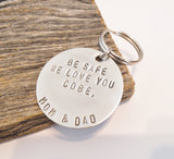 Keychain Graduation Gift Son Graduating High School Graduate Gift Child Personalized Keychain Class of 2015 Keyring Daughter from Mom & Dad