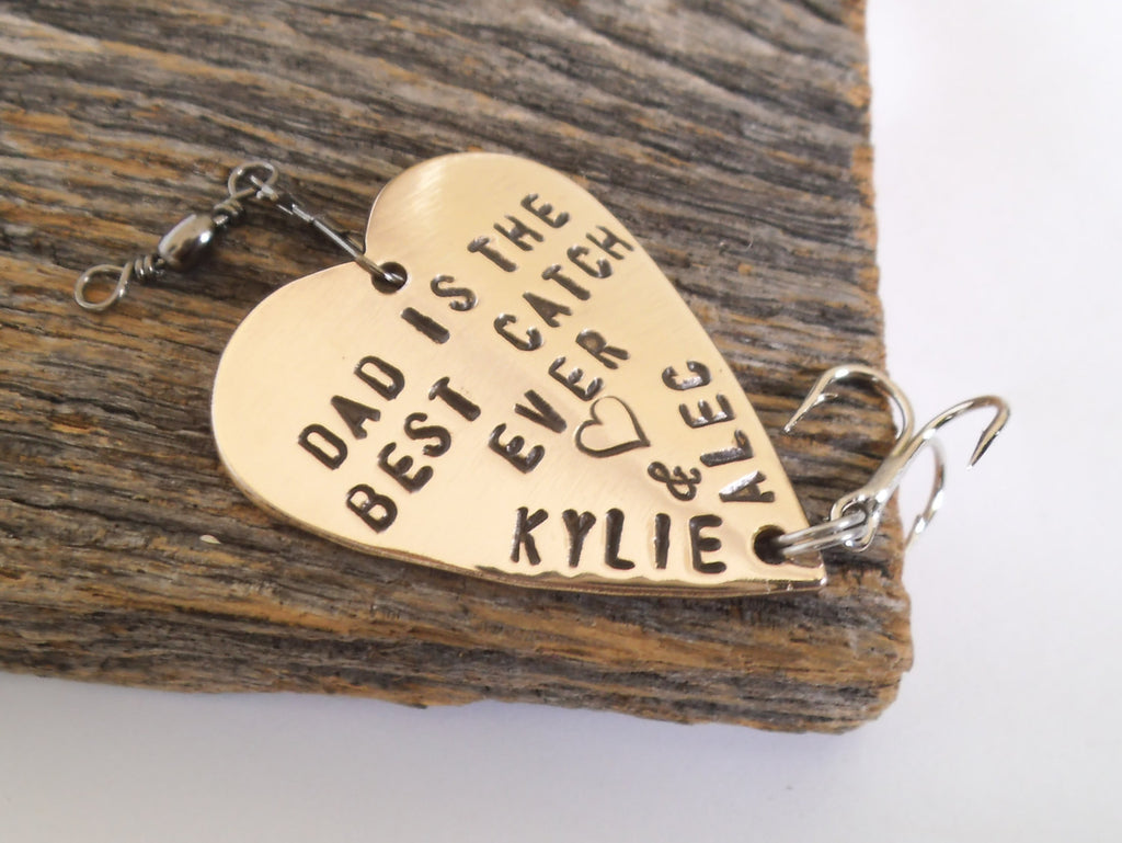 Personalized Dad Gift Dad Fishing Lure Dad My First Reel Love