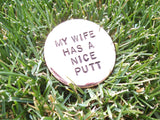 Gift for Wife Personalized Golf Ball Marker Funny Gift for Women Gag Gift for Men Custom Ball Mark Golfer Best Friend Gift Woman Mothers Day
