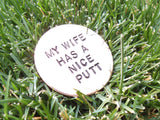 Gift for Wife Personalized Golf Ball Marker Funny Gift for Women Gag Gift for Men Custom Ball Mark Golfer Best Friend Gift Woman Mothers Day