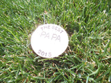 Best Papa Ever Custom Ball Marker for Grandpa Gift Golfing Gifts Personalized Ballmarkers Golf Gift Outdoor Sports Gift Men Gift for Him