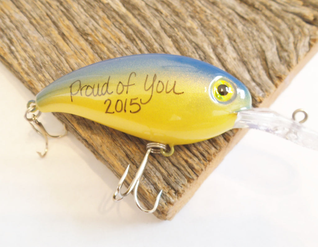 Proud of You - Personalized Crankbait Lure for Graduation Gift – C