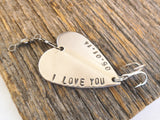 Mother Son Gift Ideas Mom to Child Graduation Gift for Boy Personalized Gift Son Birthday I Love You Fishing Lure with Custom Date Mens Gift