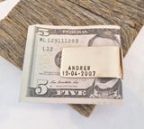 Anniversary Gift Personalized Money Clip