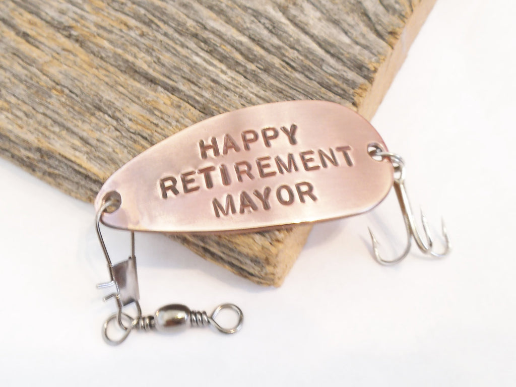 Retirement Gift for Men, Man Retirement Gift, Fishing Retirement Gift, Retirement  Gift Coworker, Retirement Gift Boss, Custom Fishing Lure 