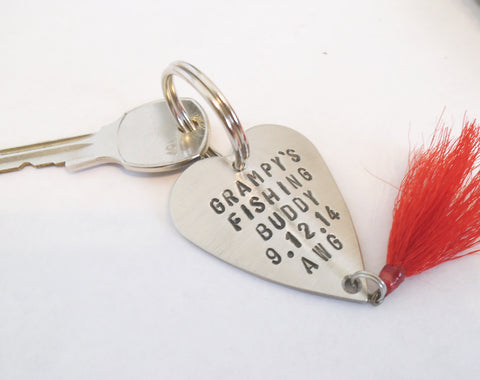 Grandpa Keychain Father's Day Grampy Keyring for Men Custom Keychain P – C  and T Custom Lures