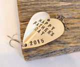 Personalized Fathers Day Gift for Husband Fishing Lure for First Father's Day