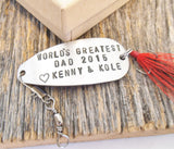 World's Greatest Dad - Personalized Spoon Lure for Fathers from Kids
