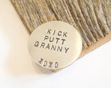 Personalized Father's Gift Customized Ball Marker for Grandpa Custom Golf Ball Marker for Grandma Father's Day Present Husband Golf Gift Dad