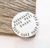 Graduation Gift Golf Ball Marker Personalized Boy Graduate Gift for Nephew from Aunt Class of 2015 Good Luck Wallet Insert Son Golf Gift Him