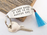 Dad Keychain New Dad Fathers Day Gift from Boy New Daddy Gift Dad Key Chain Father's Day Marine Dad Army Dad Naval Dad Fishing Lure Keychain