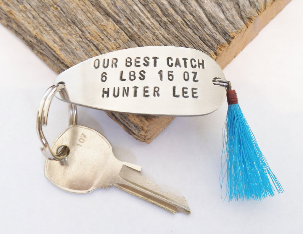 Dad Keychain New Dad Fathers Day Gift from Boy New Daddy Gift Dad Key – C  and T Custom Lures