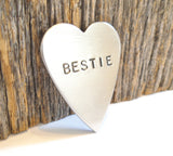 Best Friend Gift for My Bestie Personalized Gift BFF Charm Graduation Gift for Best Friend Long Distance Best Friend Jewelry Going Away Gift