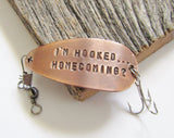 Homecoming Lure Custom Homecoming Dance Invitation to High School Dance Unique Promposal Idea for Him How to Ask Her to Prom Date 2015 Hook