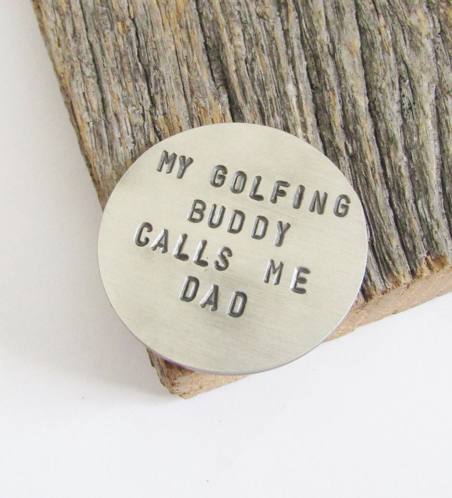 Golf Gifts for Men Golfing Gifts for Dad Christmas Golfer Gift Ideas Golf Ball Marker Dad Gifts Daddy Present from Daughter Father Ball Mark