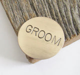 Groom Golf Ball Marker for Groom's Gift Wedding Gift Junior Groomsman Bronze Ball Marker Golf Favors Golf Outing Swag Bag Ideas Golfing Men