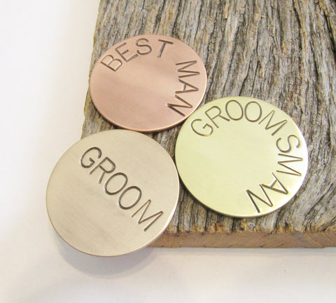 Copper Ball Marker Groom Gift for Best Man Personalized Golf Gift for Groomsman Gift Idea Bride to Dad Wedding Gift Bachelor Party Favor Men
