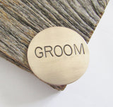 Groom Golf Ball Marker for Groom's Gift Wedding Gift Junior Groomsman Bronze Ball Marker Golf Favors Golf Outing Swag Bag Ideas Golfing Men