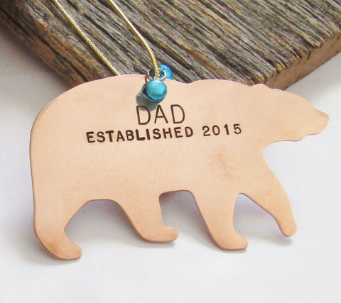 New Dad Ornament for Godparent New Daddy Christmas Ornament for Godmother Gift Will you be my Godfather New Parent Ornament Baptism Ornament