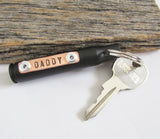 Dad Gifts for Christmas Keychain for Daddy Gun Gifts for Uncle Bullet Jewelry Bullet Casing Keychain for Him Personalized Keychain Steampunk