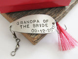 Grandpa of the Bride Gift Wedding Day Gift for Grandpa Fishing Lure Grandfather of the Bride Grandpa of the Groom Grandma Gift Grandmother
