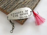 Grandpa of the Bride Gift Wedding Day Gift for Grandpa Fishing Lure Grandfather of the Bride Grandpa of the Groom Grandma Gift Grandmother