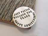 Just Puttin' Through The Years - Personalized Golf Ball Marker