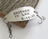 Brother In Law Gift for Brother In Law Wedding Gift for Brother of the Groom Brother of the Bride Fishing Lure Groom Gift Him Wedding Favor