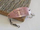 Personalized Brother of the Bride Gift for Brother Fishing Lure Brother Gifts for Stepbrother from Sister to Brother Outdoors for Sibling