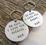 Keychain Sweet 16 Gift for Daughter 16th Birthday Gift for Son Graduation Gift for Child Christmas Gift for Kids Keychain Hand Stamped Gifts