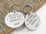 Keychain Sweet 16 Gift for Daughter 16th Birthday Gift for Son Graduation Gift for Child Christmas Gift for Kids Keychain Hand Stamped Gifts