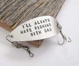 Bereavement Gift for Loss of Father Daughter Gift for Christmas Stocking Stuffer Men Memorial Gift Grandfather Fishing Lure Personalized Dad